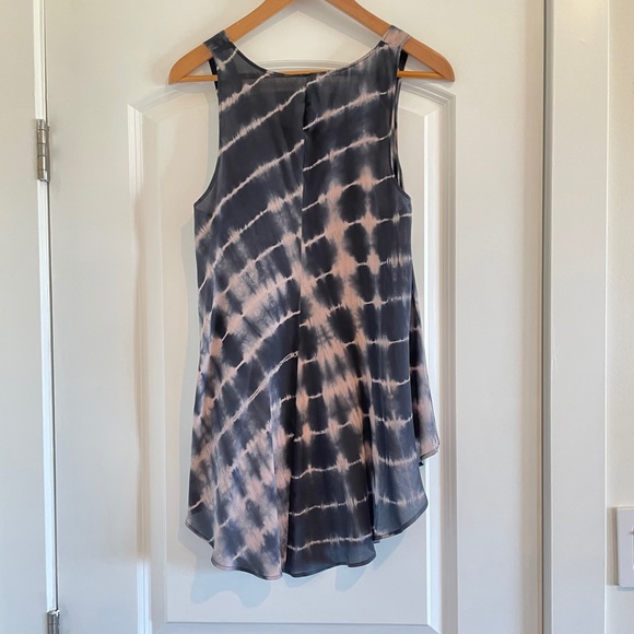 Backstage Silk Tie Dye Tank Size S - Picture 3 of 5